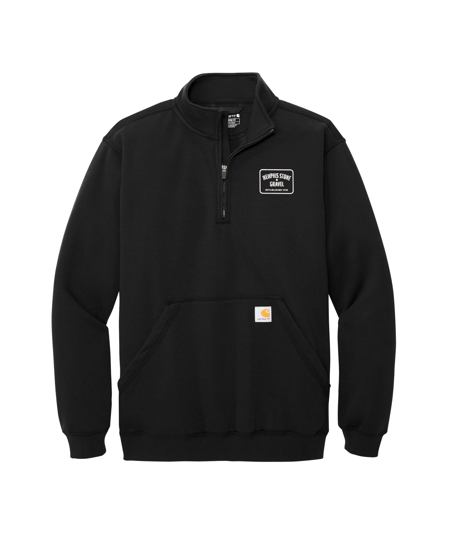 Carhartt® Midweight 1/4-Zip Mock Neck Sweatshirt