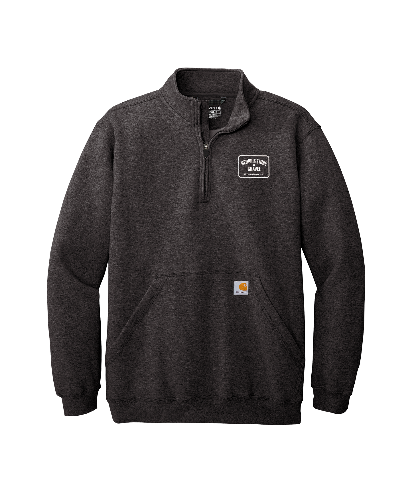 Carhartt® Midweight 1/4-Zip Mock Neck Sweatshirt