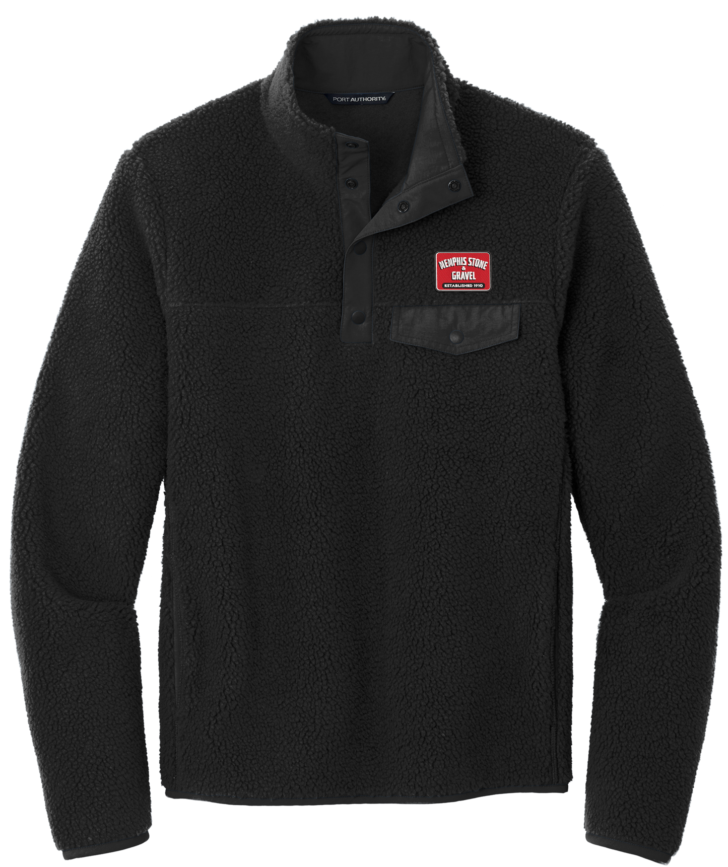 Port Authority® Camp Fleece Snap Pullover