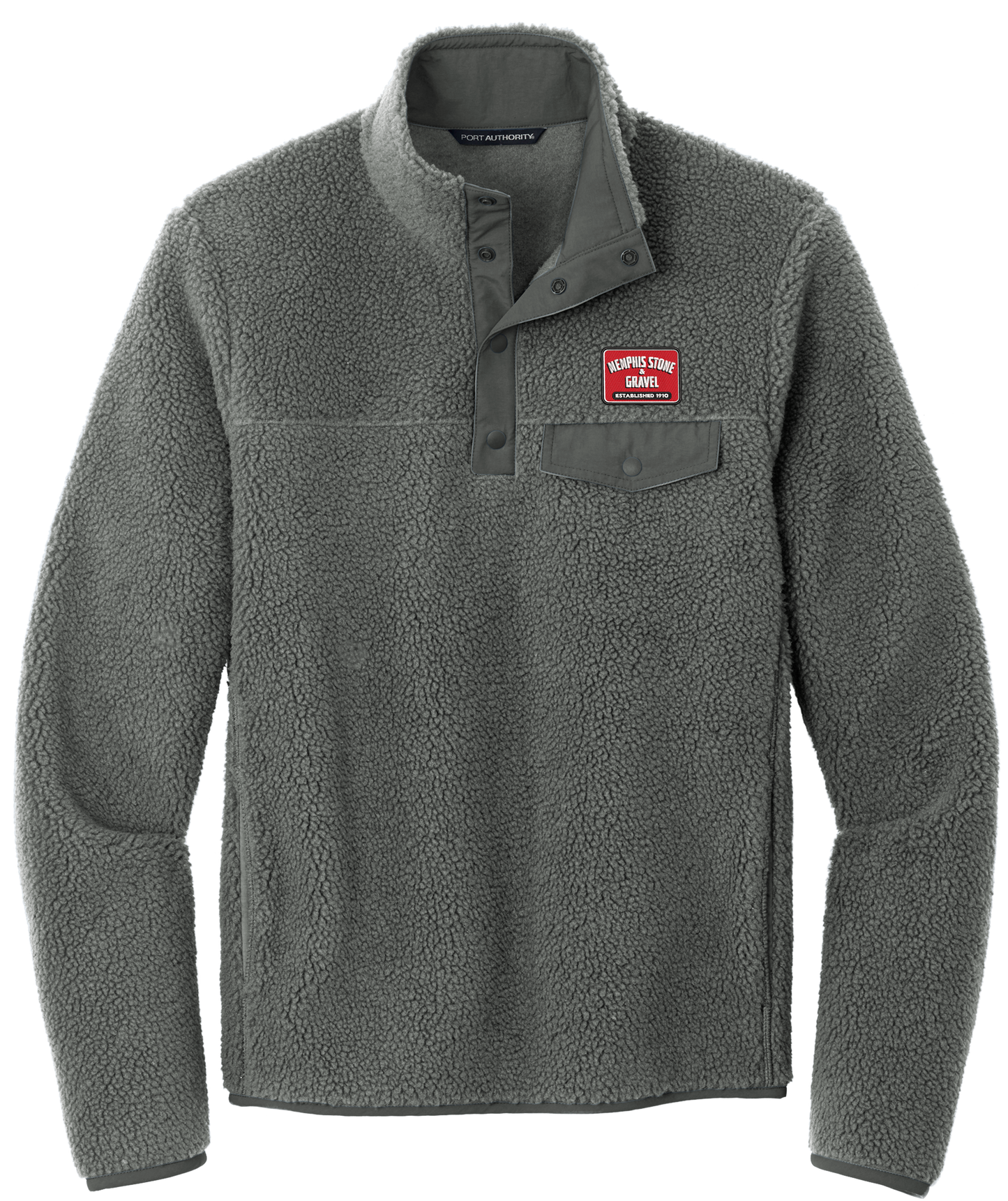 Port Authority® Camp Fleece Snap Pullover