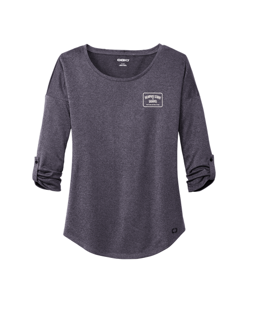 OGIO® Ladies Gravitate Scoop 3/4-Sleeve