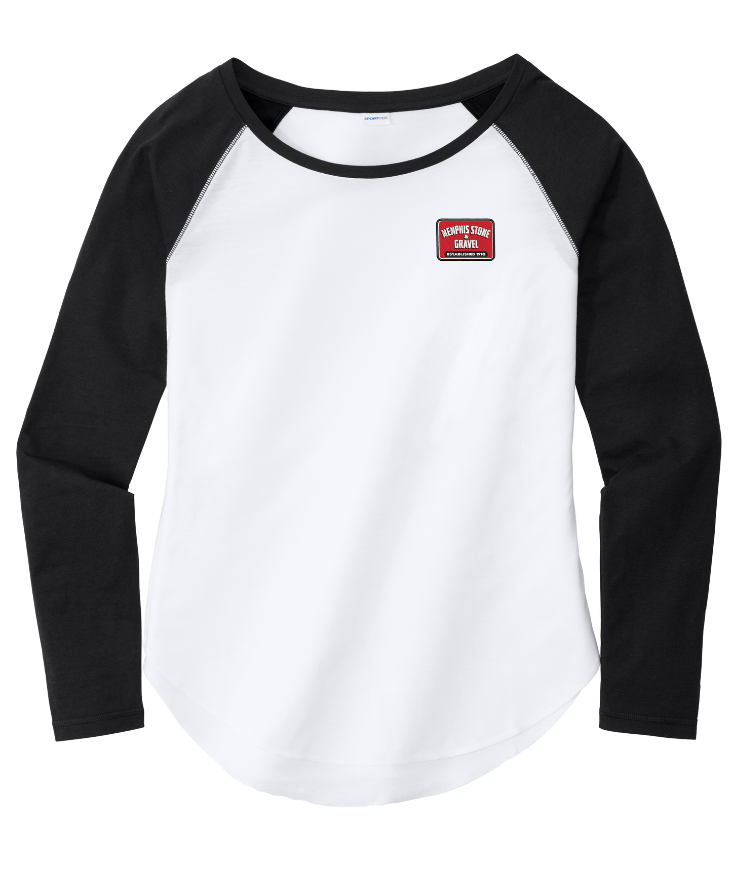 Sport-Tek® Women's PosiCharge® Long Sleeve Tri-Blend Wicking Scoop Neck Raglan Tee