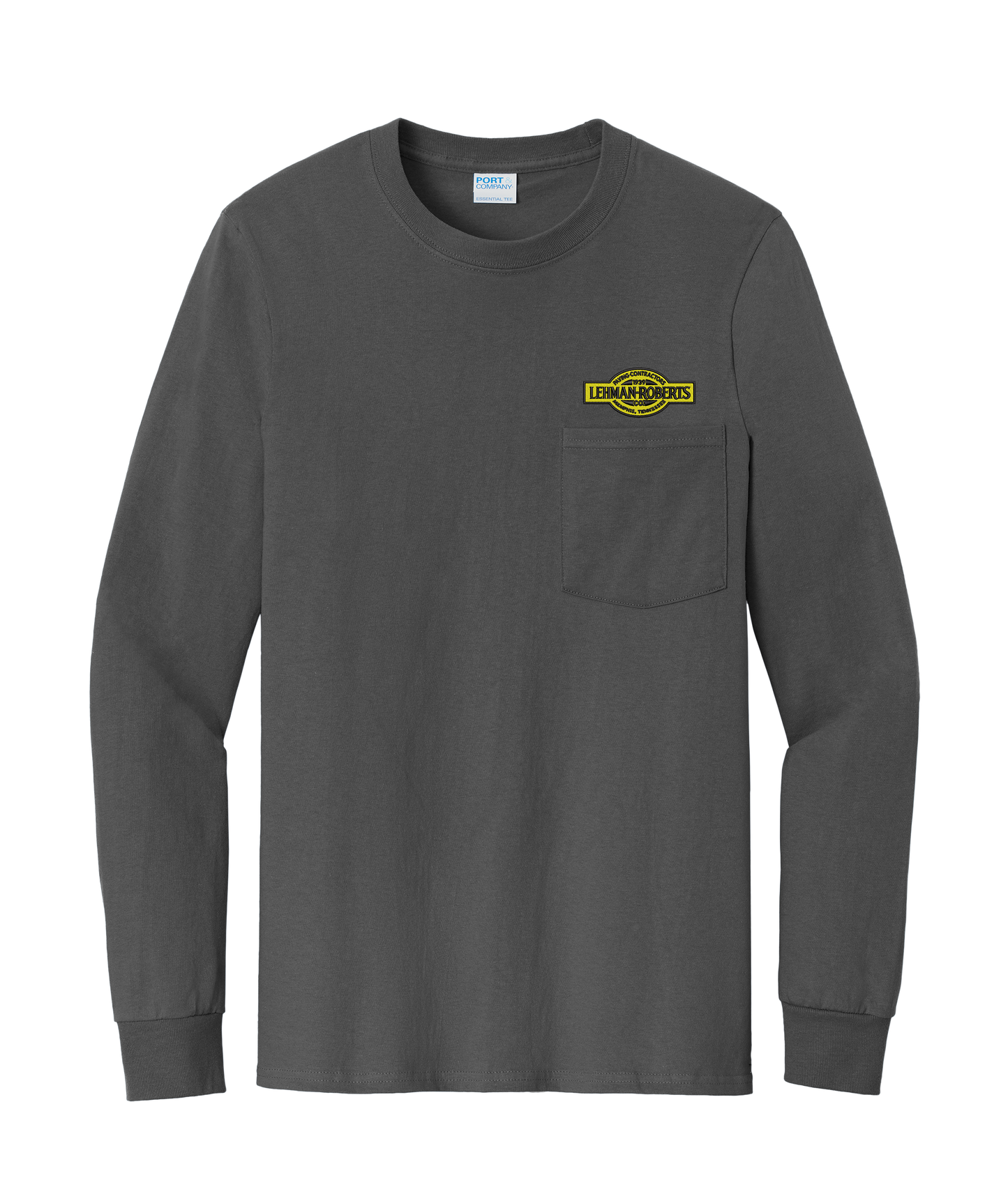 Port & Company® Tall Long Sleeve Essential Pocket Tee