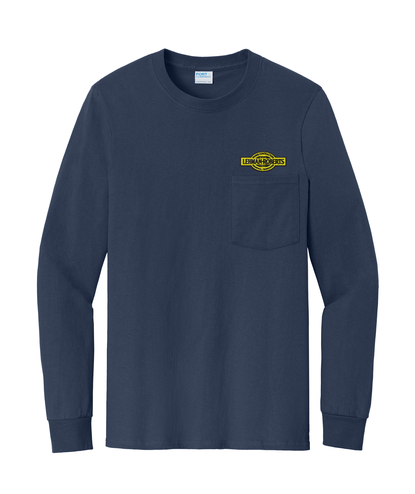 Port & Company® Tall Long Sleeve Essential Pocket Tee