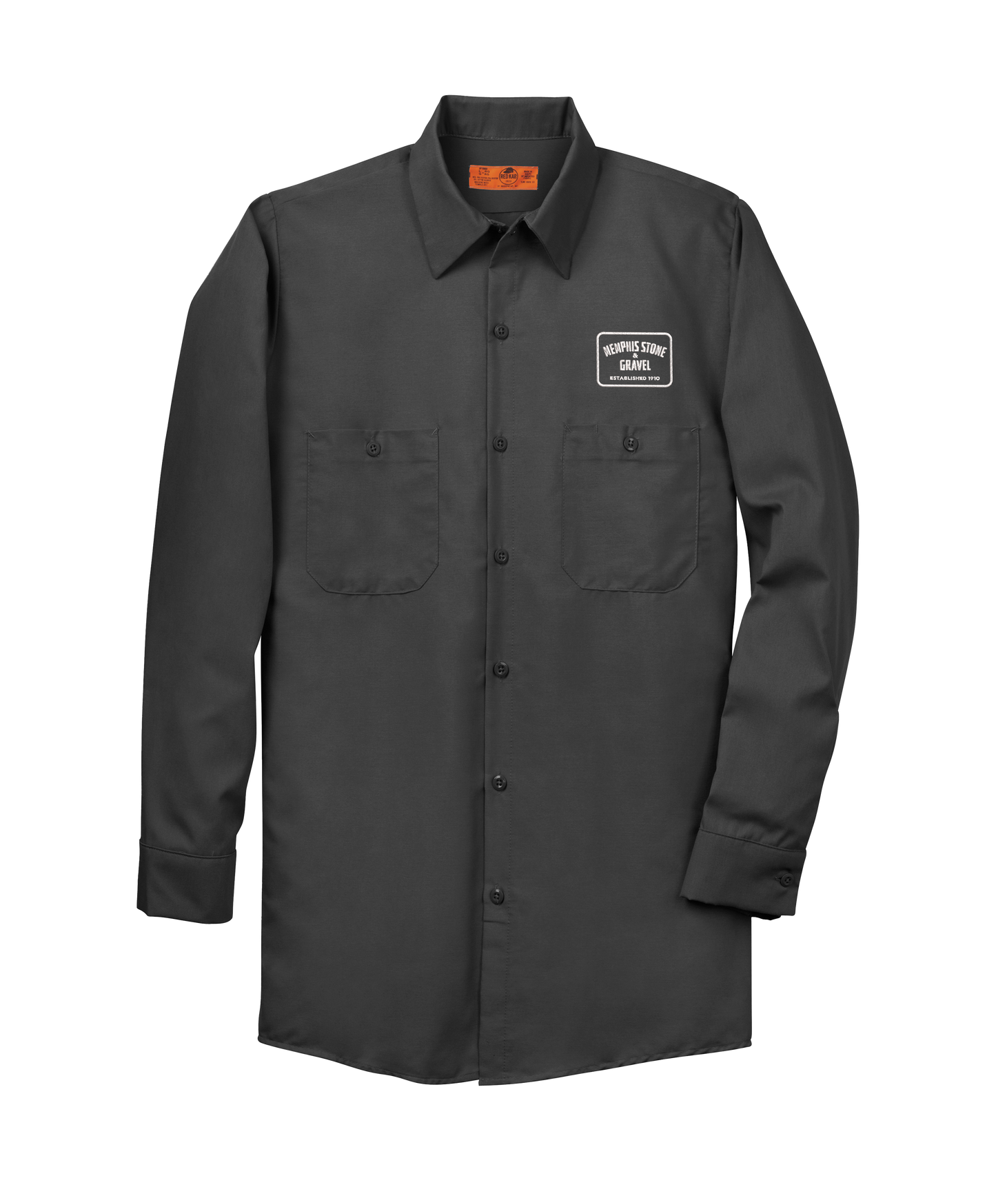 Red Kap® Long Size, Long Sleeve Industrial Work Shirt