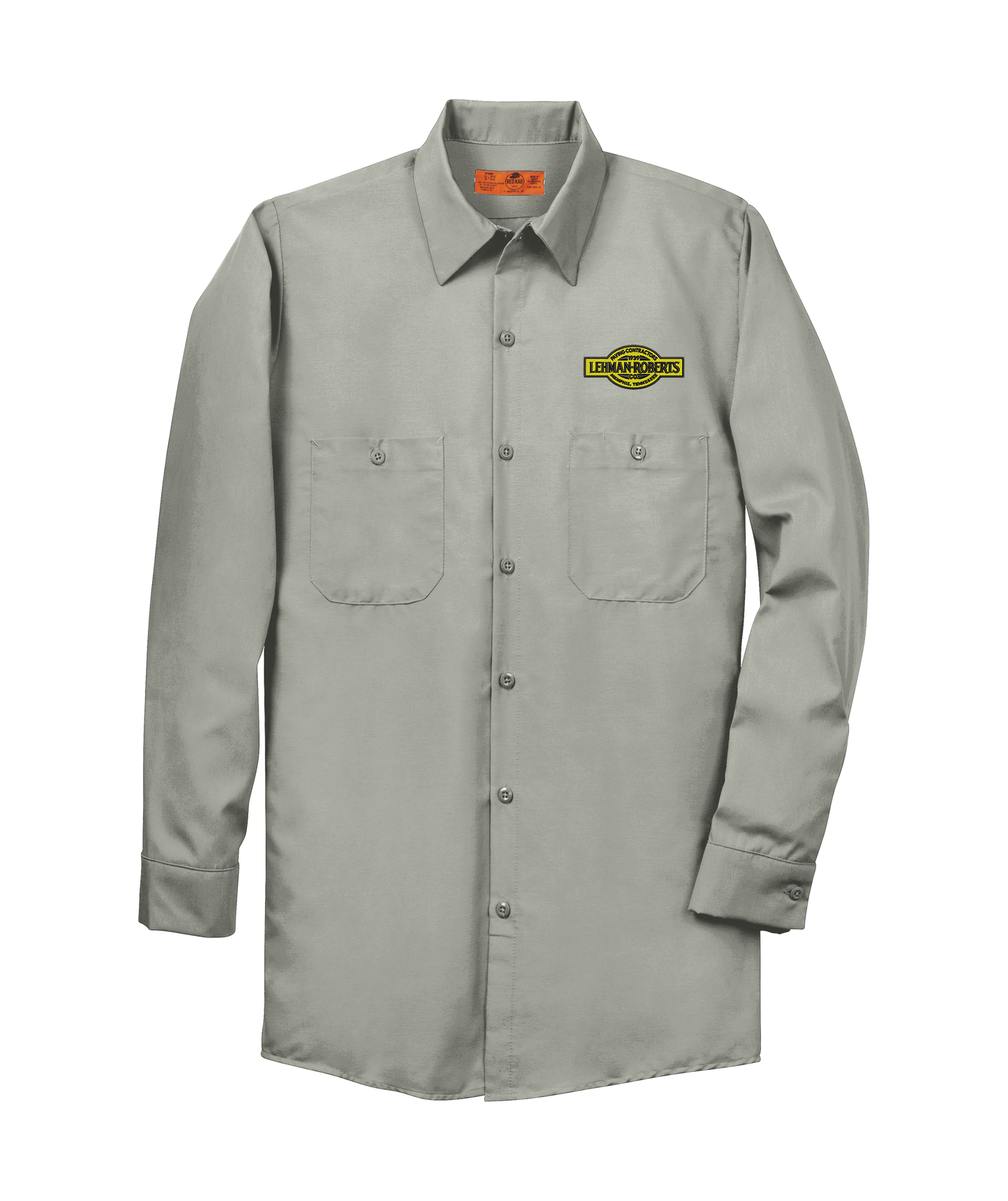 Red Kap® Long Size, Long Sleeve Industrial Work Shirt