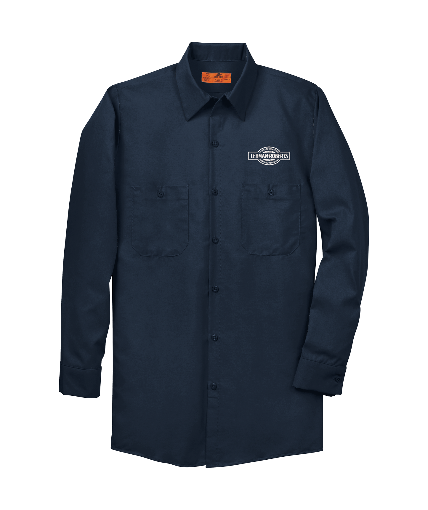 Red Kap® Long Size, Long Sleeve Industrial Work Shirt