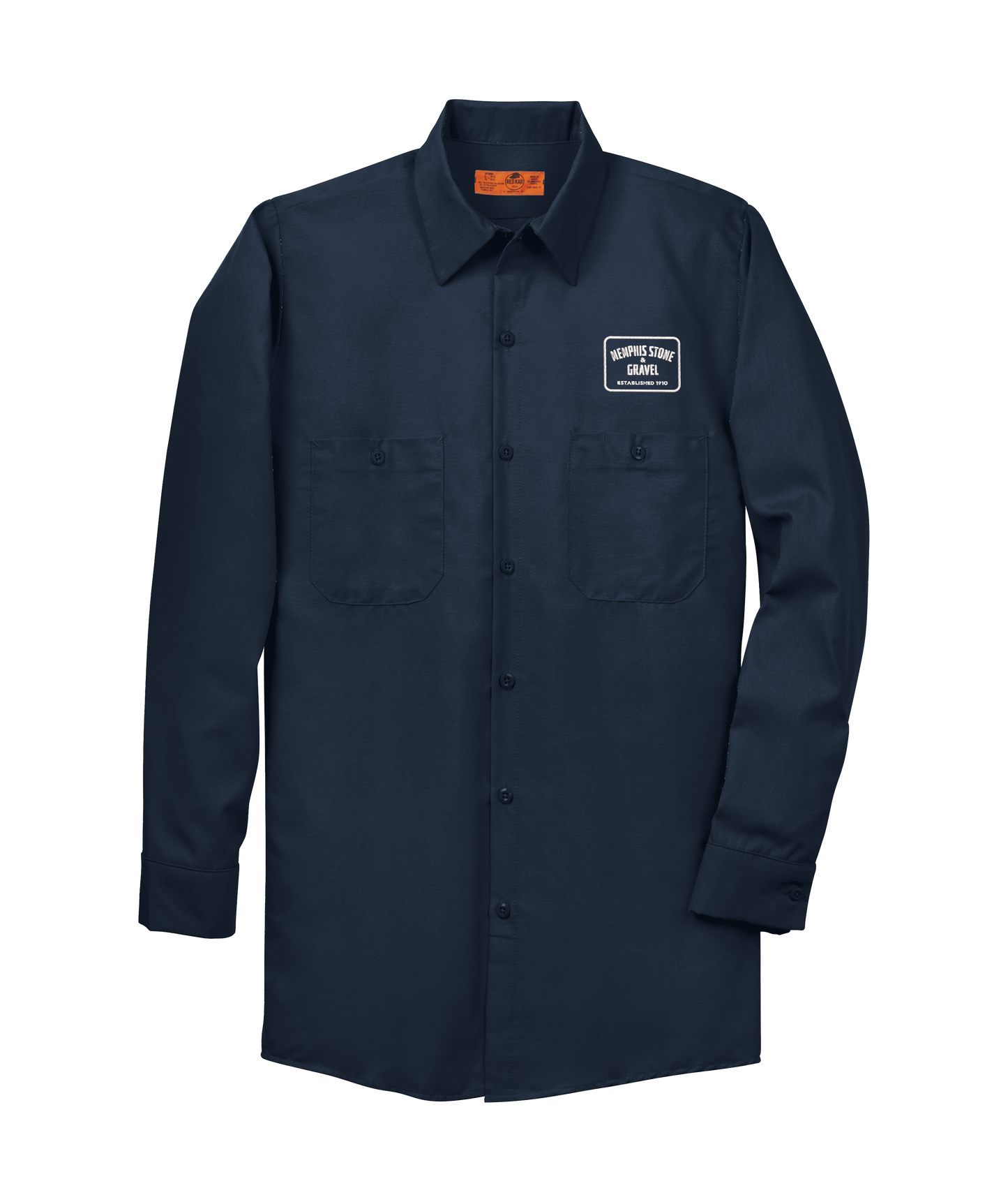 Red Kap® Long Size, Long Sleeve Industrial Work Shirt