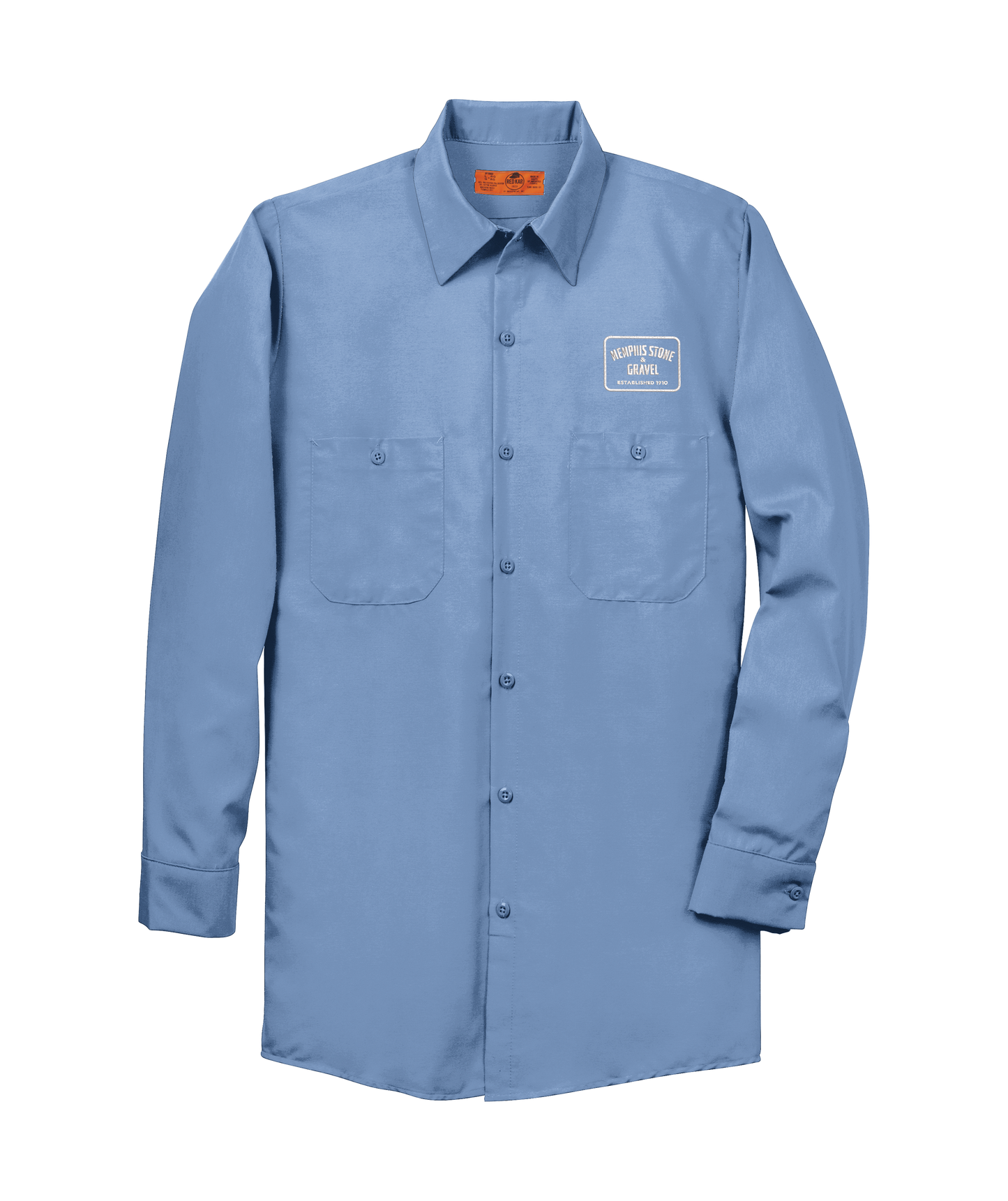 Red Kap® Long Size, Long Sleeve Industrial Work Shirt