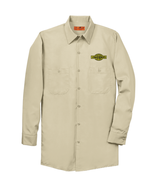 Red Kap® Long Size, Long Sleeve Industrial Work Shirt