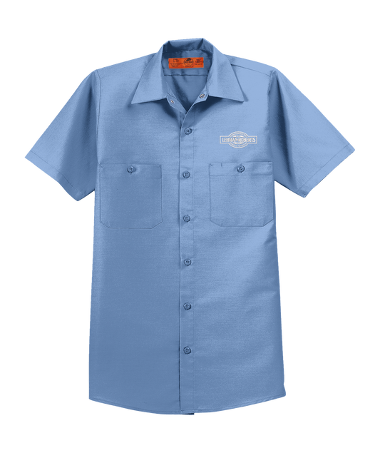 Red Kap® Long Size, Short Sleeve Industrial Work Shirt