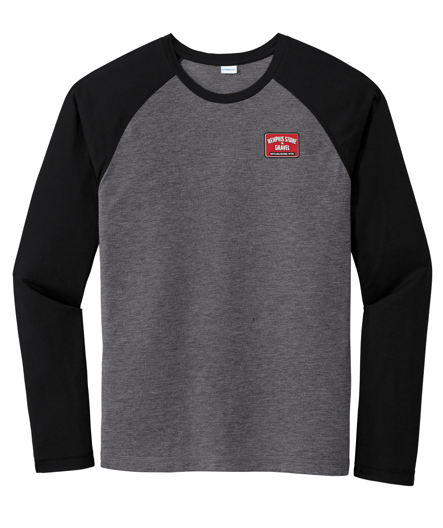 Sport-Tek ® PosiCharge ® Long Sleeve Tri-Blend Wicking Raglan Tee